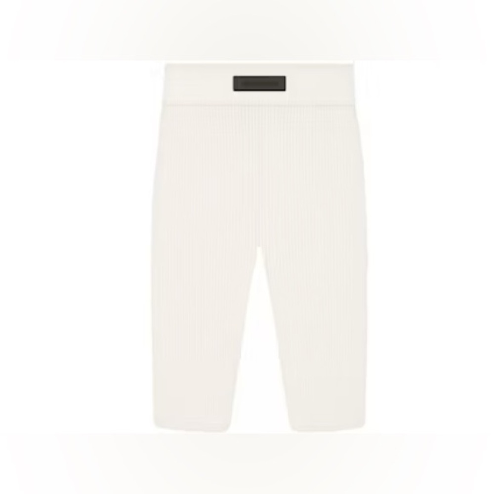 Essentials Fear of God Ribbed Knit Bike Shorts Women’s XXS NWT Off White